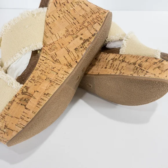 Beach by Matisse Sea Salt Wedge Sandals Black -5 - Picture 10 of 11